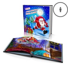 "¿Puedes Atrapar a Santa Claus?" Libro de cuentos personalizado - MX|US-ES
