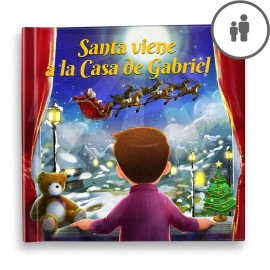 "Ya viene Santa" Libro de cuentos personalizado