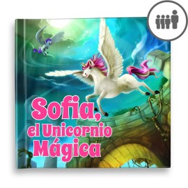"La Unicornio Mágica" Libro de cuentos personalizado