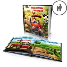 "Visita la granja" Libro de cuentos personalizado
