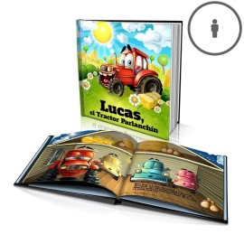 "El Tractor Parlanchín" Libro de cuentos personalizado