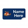 Helicopter Rectangle Name Label