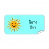 Sunshine Rectangle Name Label