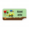 Construction Rectangle Name Label