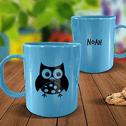 Owl Plastic Mug