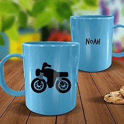 Motorbike Plastic Mug