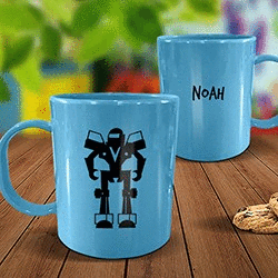 Robot Plastic Mug