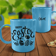 Easter Eggs Plastic Mug