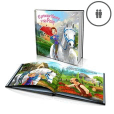 "La princesa y el pony" Libro de cuentos personalizado