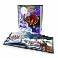 "Visiting Santa" Personalized Story Book