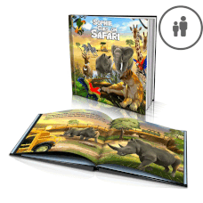 "Goes on Safari" Personalized Story Book